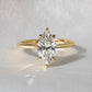 1.50 Ct Marquise Cut Moissanite Engagement Ring