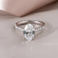 2 Ct Oval Cut Moissanite Engagement Ring