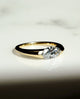 Bezel Set 1 Ct Marquise Cut Moissanite Engagement Ring