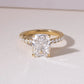 3 Ct Cushion Cut Moissanite Engagement Ring