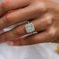 4 Ct Radiant Cut Moissanite  Ring