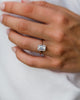 3 Ct Emerald Cut Moissanite Engagement Ring