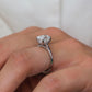 2 Ct Cushion Cut Moissanite Engagement Ring