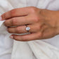 2 Ct Cushion Cut Moissanite Engagement Ring