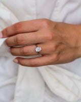 2 Ct Cushion Cut Moissanite Engagement Ring