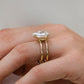 6 Ct Elongated Pear Cut Moissanite Engagement Ring