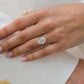 6 Ct Elongated Pear Cut Moissanite Engagement Ring