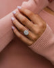 3.65 Ct Cushion Cut Moissanite Engagement Ring