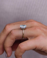 4.55 Ct Cushion Cut Moissanite Engagement Ring