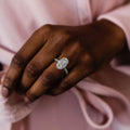 8 Ct Oval Cut Moissanite Engagement Ring