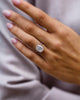 6.50 Ct Cushion Cut Moissanite Engagement Ring