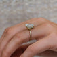 3Ct Emerald Cut Moissanite Engagement Ring