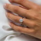 1.80 Ct Cushion Cut Moissanite Engagement Ring