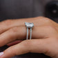 3 Ct Radiant Cut Moissanite Engagement Ring
