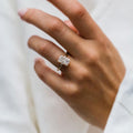 8 Ct Radiant Cut Moissanite Engagement Ring