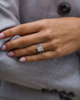3 Ct Radiant Cut Moissanite Engagement Ring