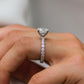 2 Ct Cushion Cut Moissanite Engagement Ring