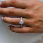 2 Ct Cushion Cut Moissanite Engagement Ring