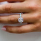 2 Ct Cushion Cut Moissanite Engagement Ring
