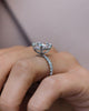 5 Ct Cushion Cut Moissanite Engagement Ring