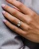 3.50 Ct Emerald Cut Moissanite Engagement Ring