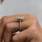 2.50 Ct Marquise Cut Moissanite Engagement Ring