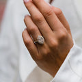 4 Ct Marquise Cut Moissanite Ring