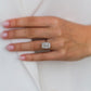 X-Facet Cut 4.85 Ct  Moissanite Engagement Ring