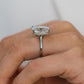 X-Facet Cut 4.85 Ct  Moissanite Engagement Ring