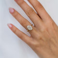 4.70 Ct Oval Cut Moissanite Engagement Ring