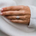 4 Ct Marquise Cut Moissanite Ring
