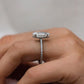 4Ct Marquise Cut Moissanite Engagement Ring