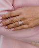3.80 Ct Emerald Cut Moissanite Engagement Ring