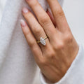 3.90 Ct Marquise Cut Moissanite Engagement Ring