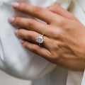 3.55 Ct Cushion Cut Moissanite Engagement Ring