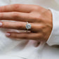3.55 Ct Cushion Cut Moissanite Engagement Ring