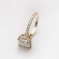 3.55 Ct Cushion Cut Moissanite Engagement Ring