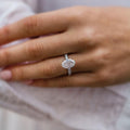 4.70 Ct Oval Cut Moissanite Engagement Ring
