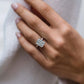 8 Ct Radiant Cut Moissanite Engagement Ring