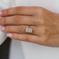 8 Ct  Radiant Cut Moissanite Engagement Ring