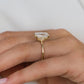 8 Ct  Radiant Cut Moissanite Engagement Ring