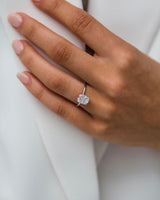 1.80 Ct Cushion Cut Moissanite Engagement Ring