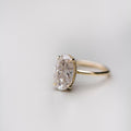 6 Ct Oval Cut Moissanite Engagement Ring