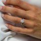 1.80 Ct Cushion Cut Moissanite Engagement Ring
