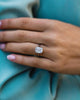 3.15 Ct Cushion Cut Moissanite Engagement Ring
