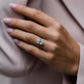Old Mine 3.50 Ct Cushion Cut Moissanite Engagement Ring