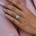 4 Ct Round Brilliant Cut Moissanite Engagement Ring