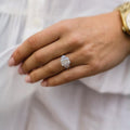 5 Ct Radiant Cut Moissanite Engagement Ring