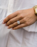 5 Ct Radiant Cut Moissanite Engagement Ring
