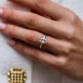 1.80 Ct Cushion Cut Moissanite Engagement Ring
